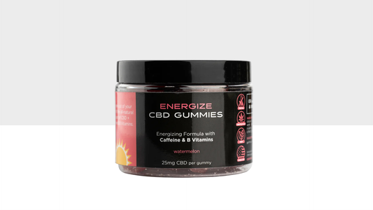 CBD For Life Energize CBD Gummies 25mg watermelon flavor for energy