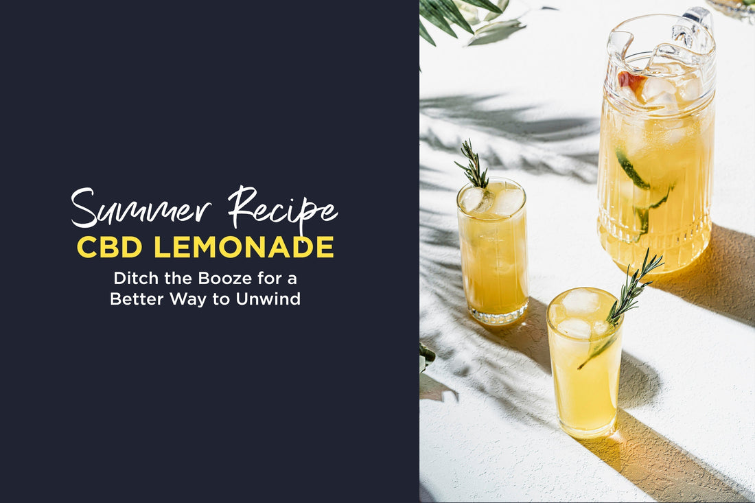 CBD lemonade drink recipe