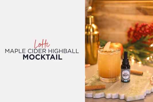 Maple Cider Highball - THC Infused Mocktail