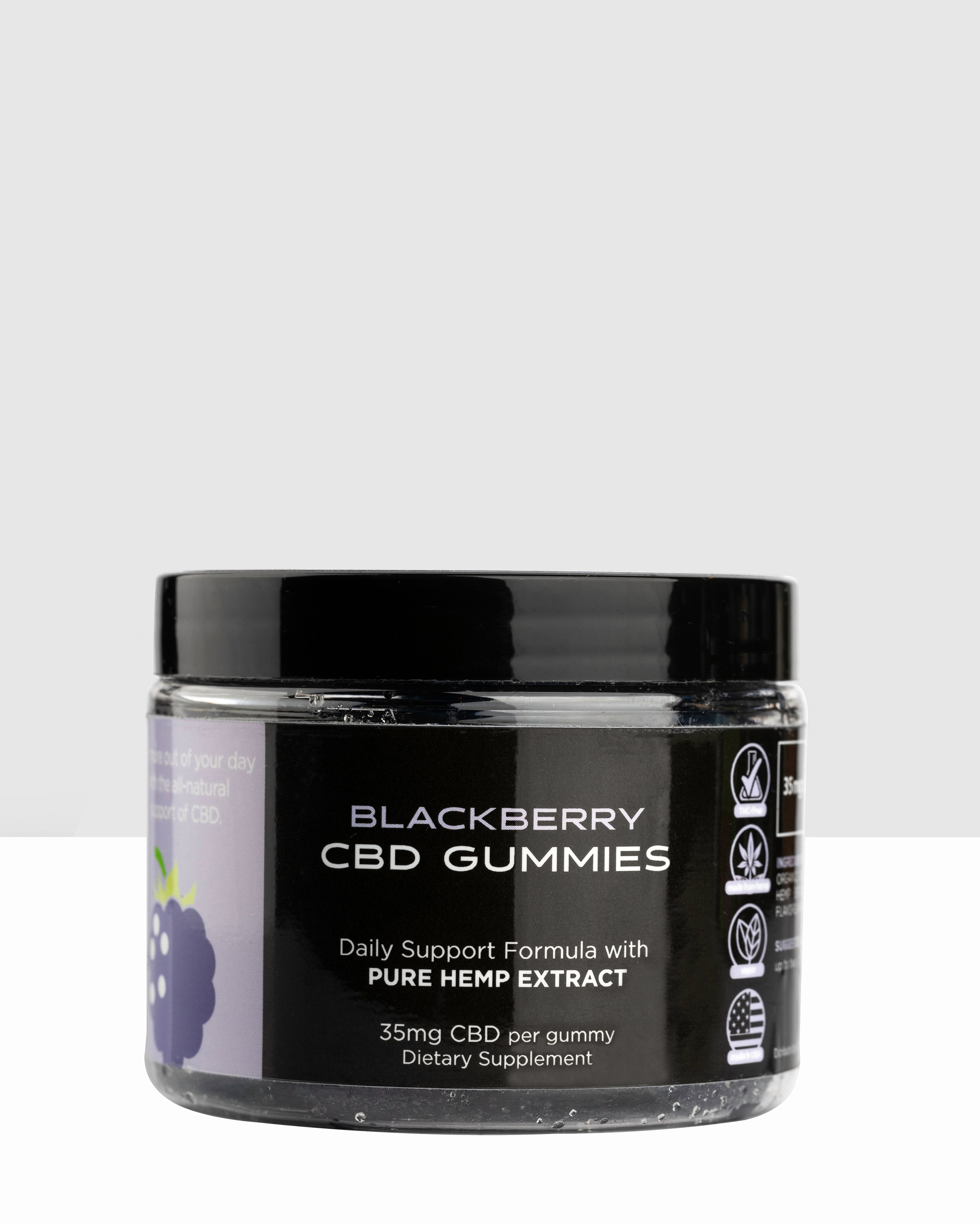 Blackberry pure CBD gummies