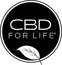 CBD For Life black and white logo