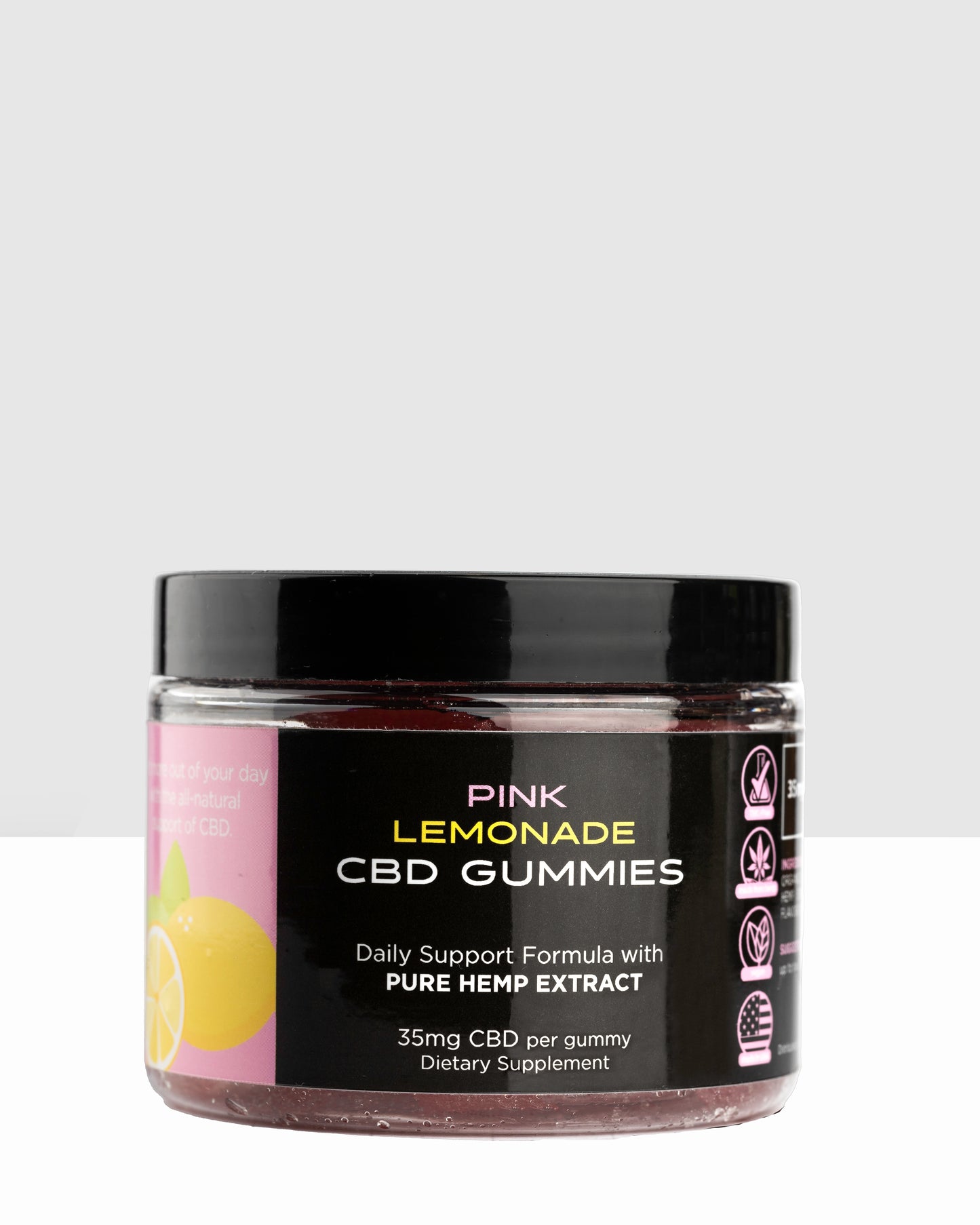 Pink Lemonade pure CBD gummies