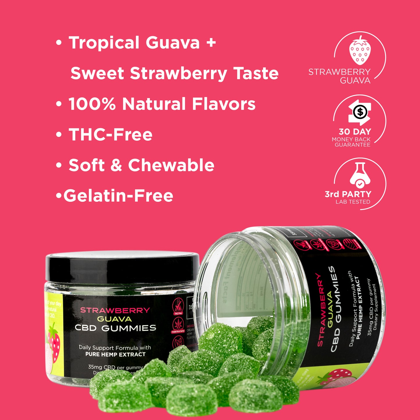 Strawberry Guava CBD Gummies