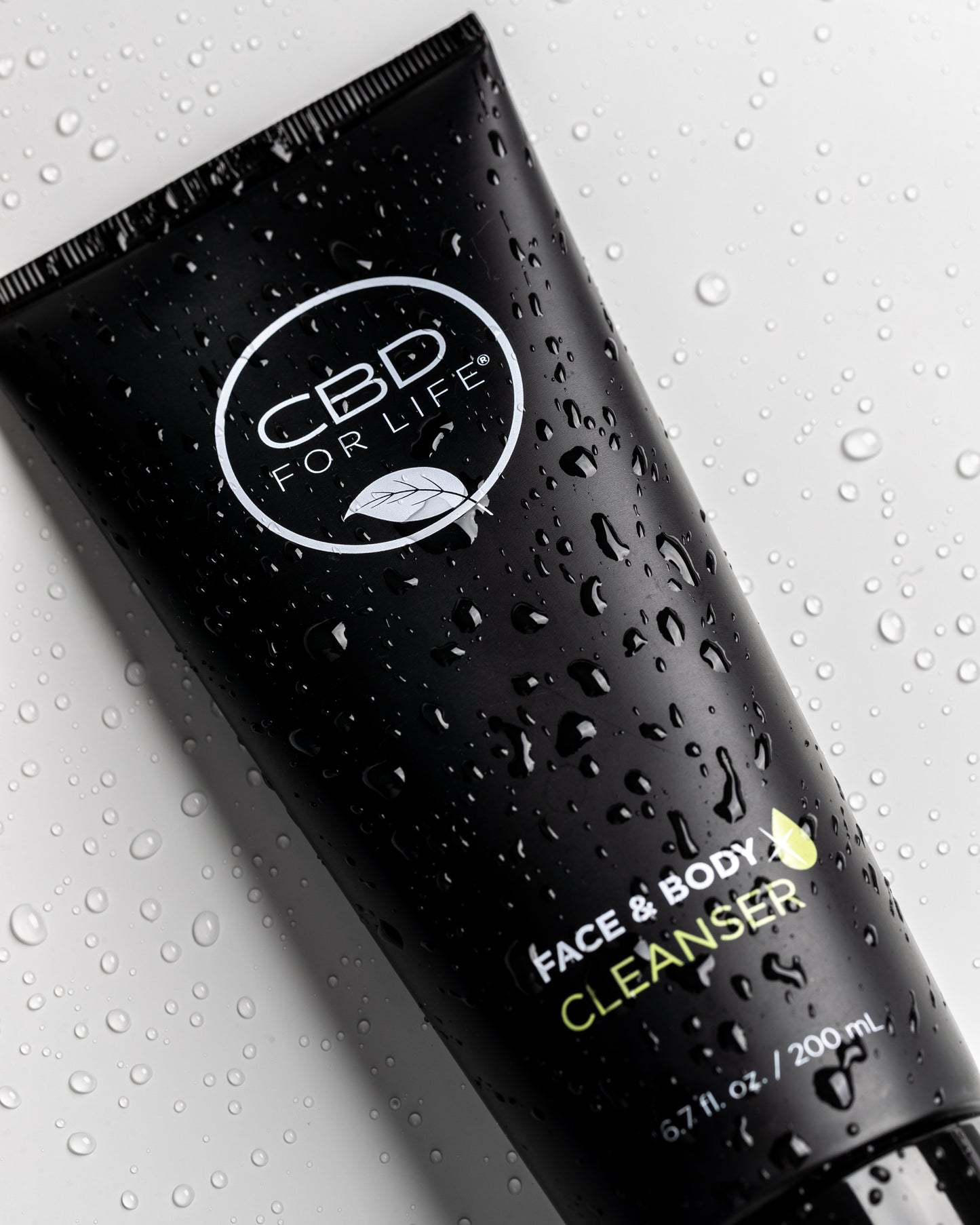 Three reasons to love our CBD Face & Body Cleanser: 1. CBD face wash dissolves dirt, oil & makeup 2. CBD body wash delivers the most hydrating cleanse 3. Pores are cleared. All in One CBD Face and Body Cleanser