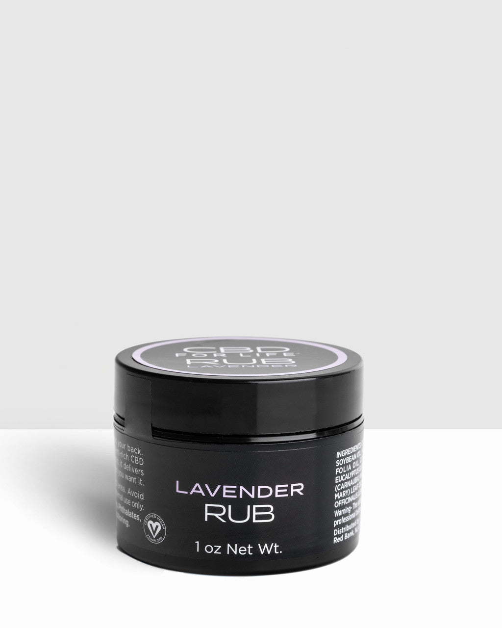 Our 100% vegan Lavender Rub is the answer for aches, pains, and migraines. This product is a powerful CBD salve and melts away tension related to sore muscles and helps with symptoms of tension headaches and migraines.