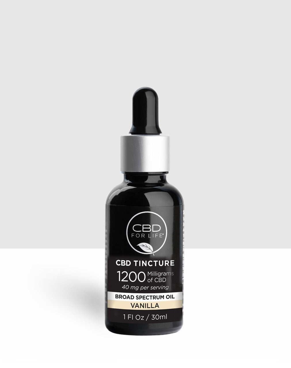 CBD Oil Tincture Vanilla 1200MG. Broad Spectrum CBD Oil is derived from organically farmed hemp & fractionated coconut oil for optimal absorption and a taste you’ll love