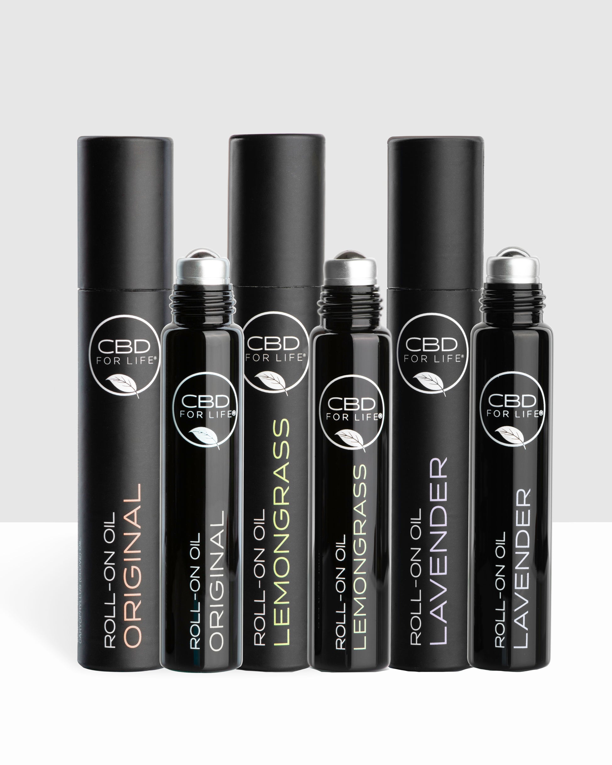 A note for the CBD Roll-On obsessed: We created a CBD Roller Set with all three of our CBD topical roll-on oils.. All three scents at a savings price